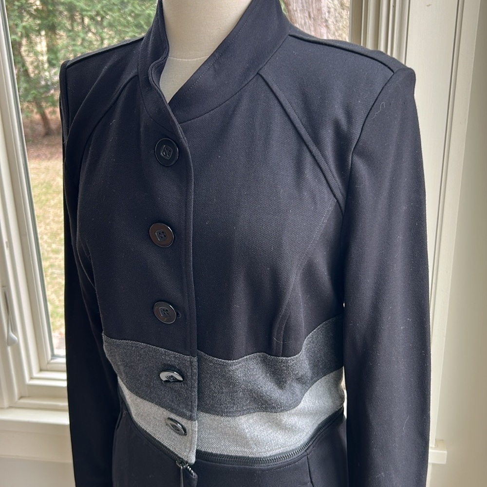 Cabi Black Long Convertible Jacket Duster - image 4